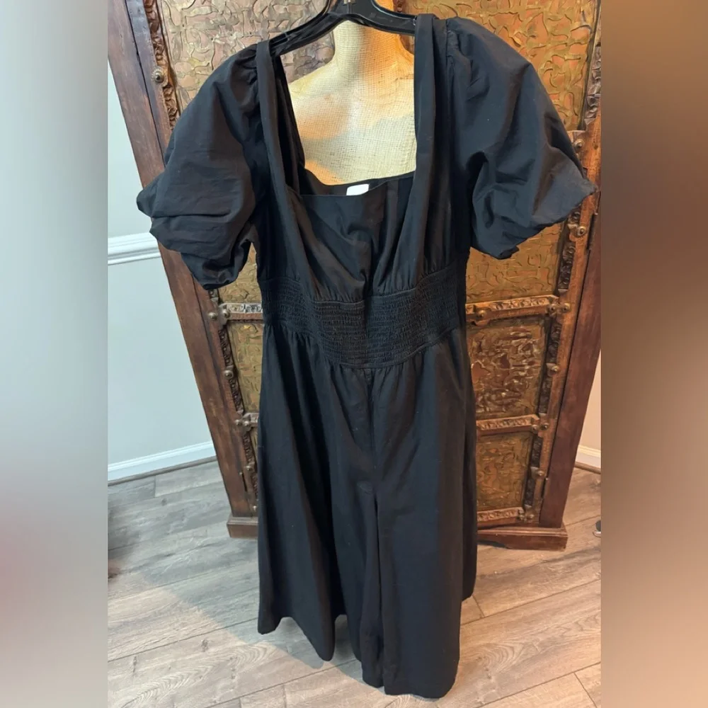 Maeve‎ Black Puff Sleeve Dress XL